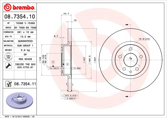 08735410 Brembo