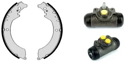 Zapatas de freno de tambor traseras BREMBO H16001