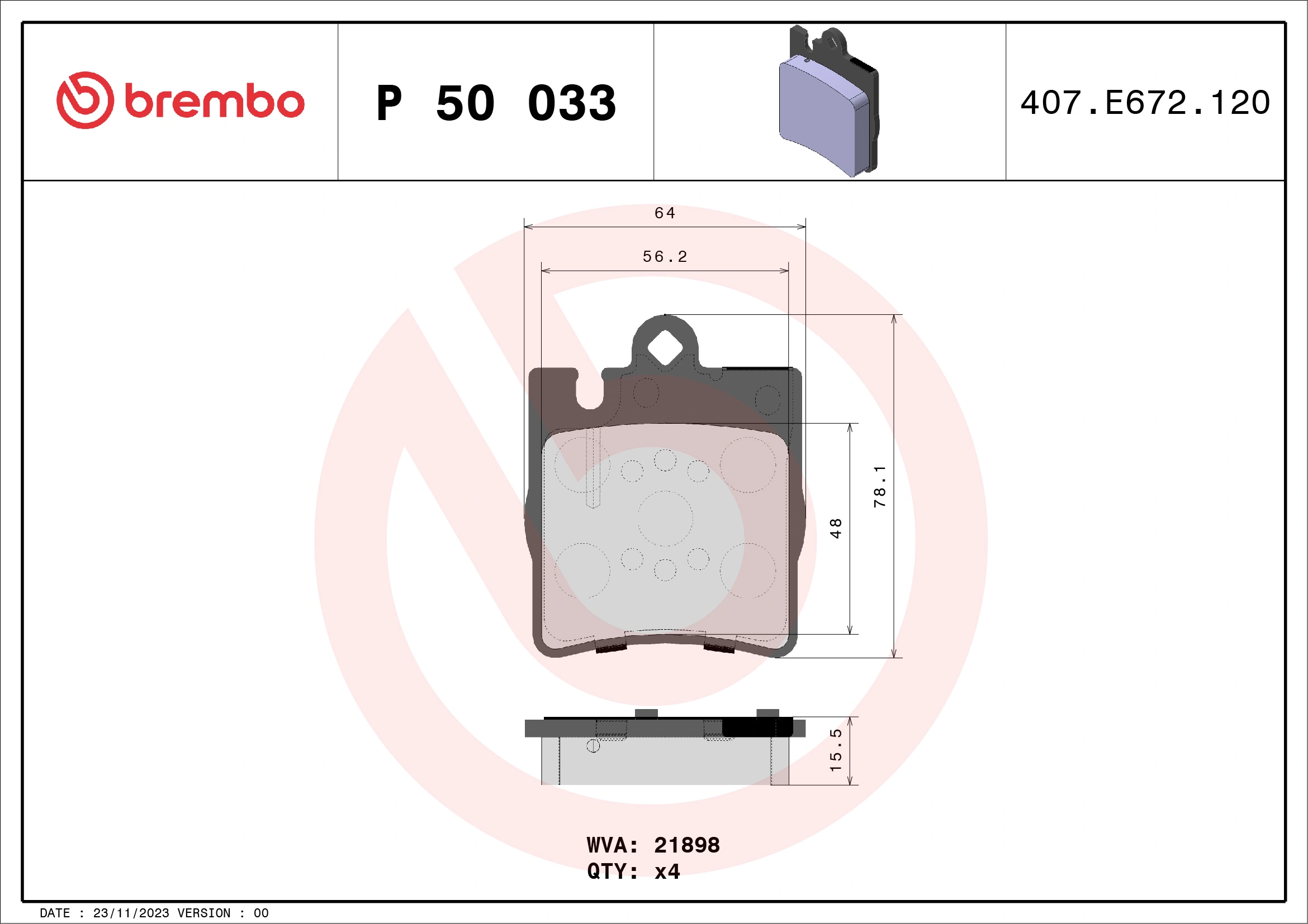 P50033 Brembo