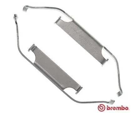 Juego de resortes de sujeción de pastillas de freno delanteras para BMW X3 E83