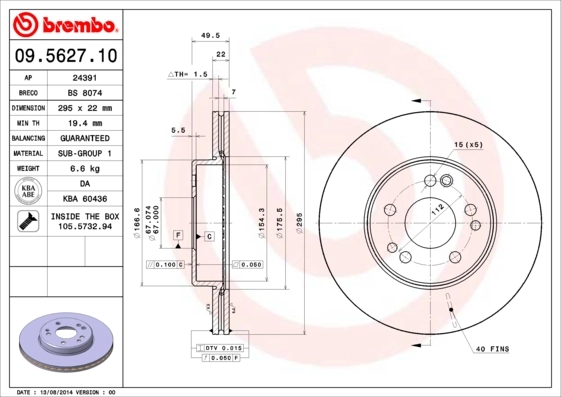 09562710 Brembo
