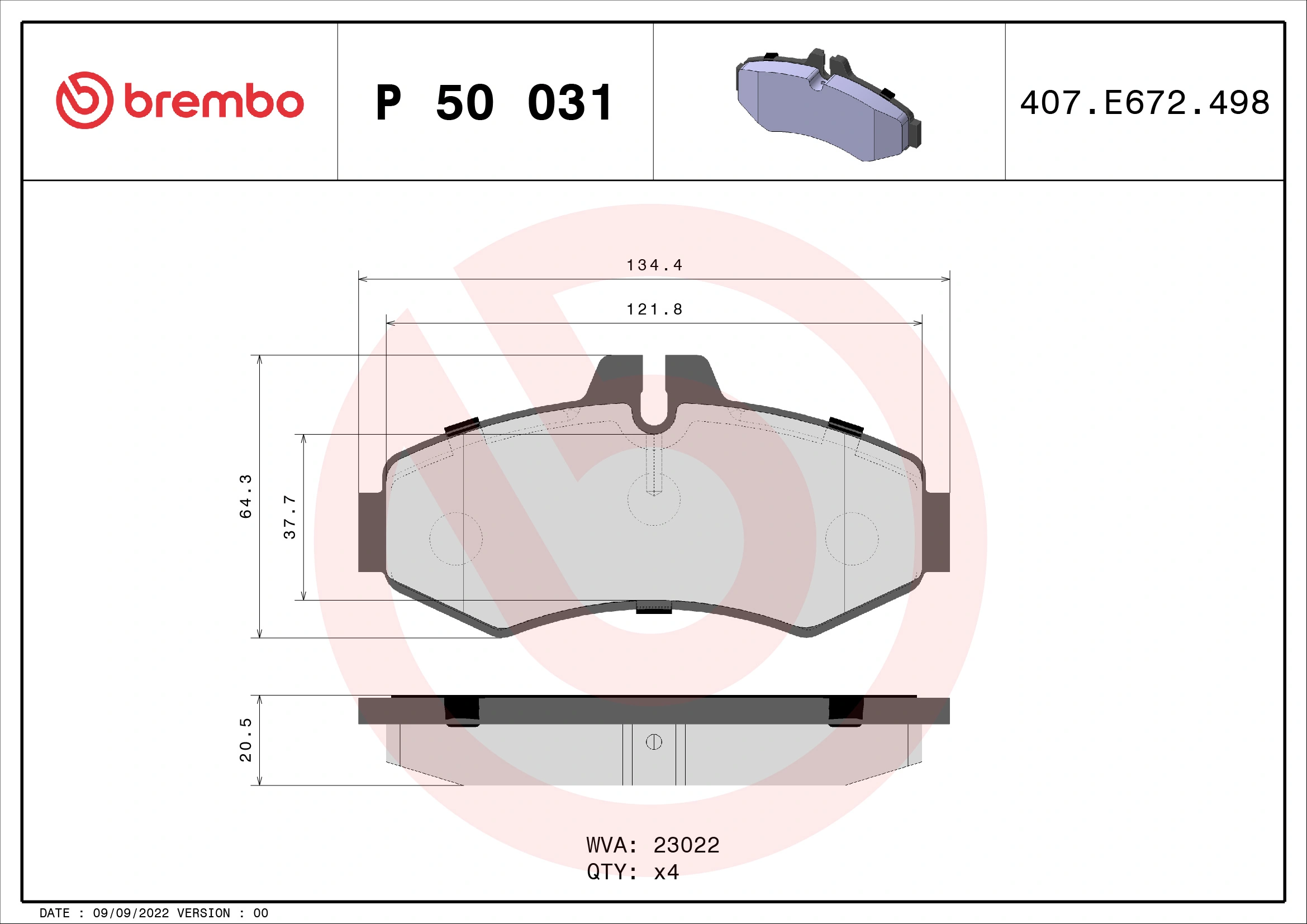 P50031 Brembo