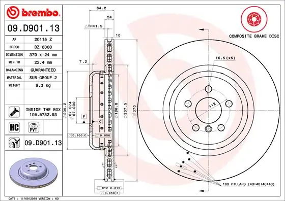 09D90113 Brembo