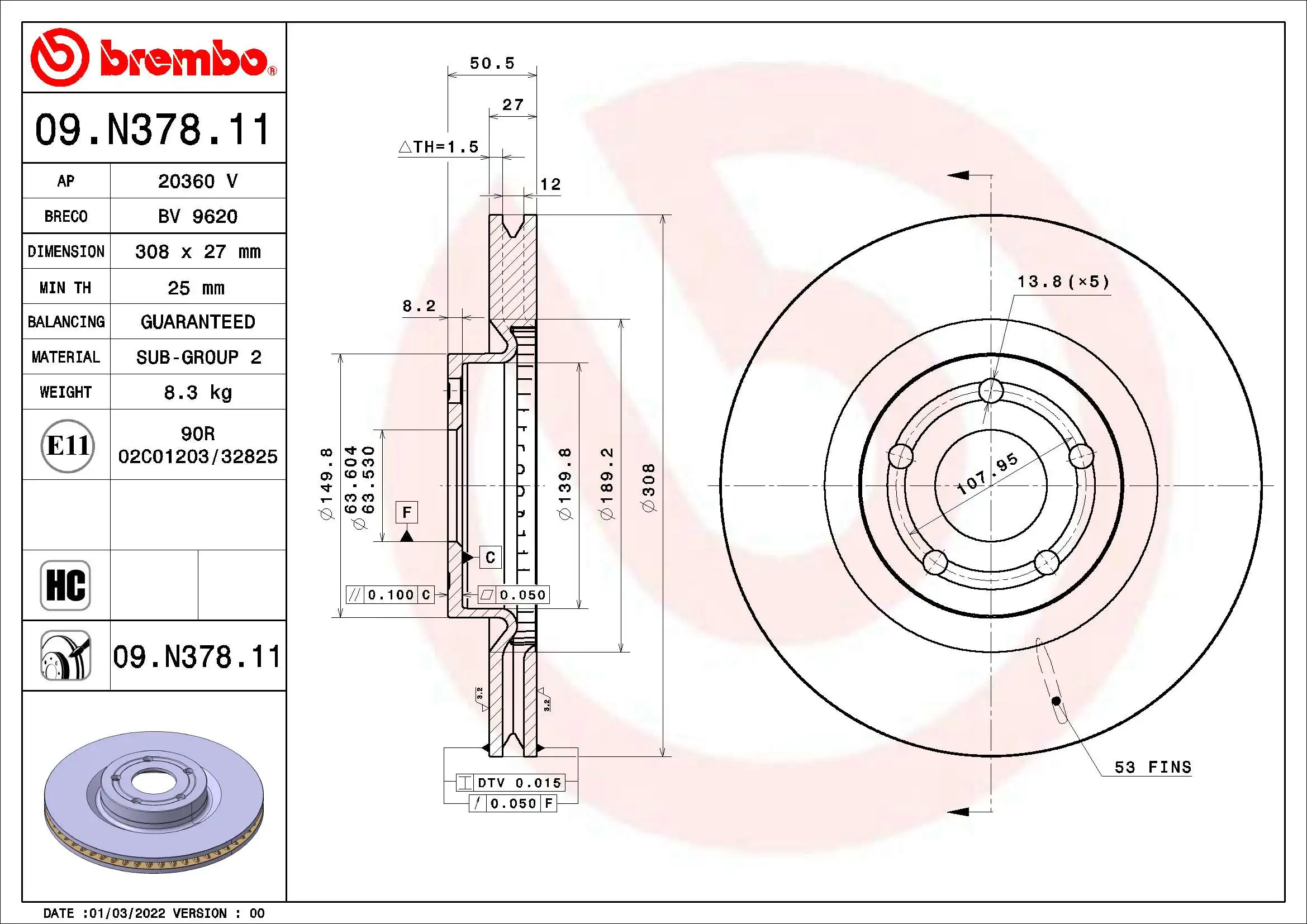 09N37811 Brembo