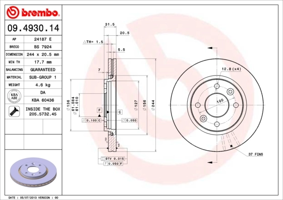 09493014 Brembo