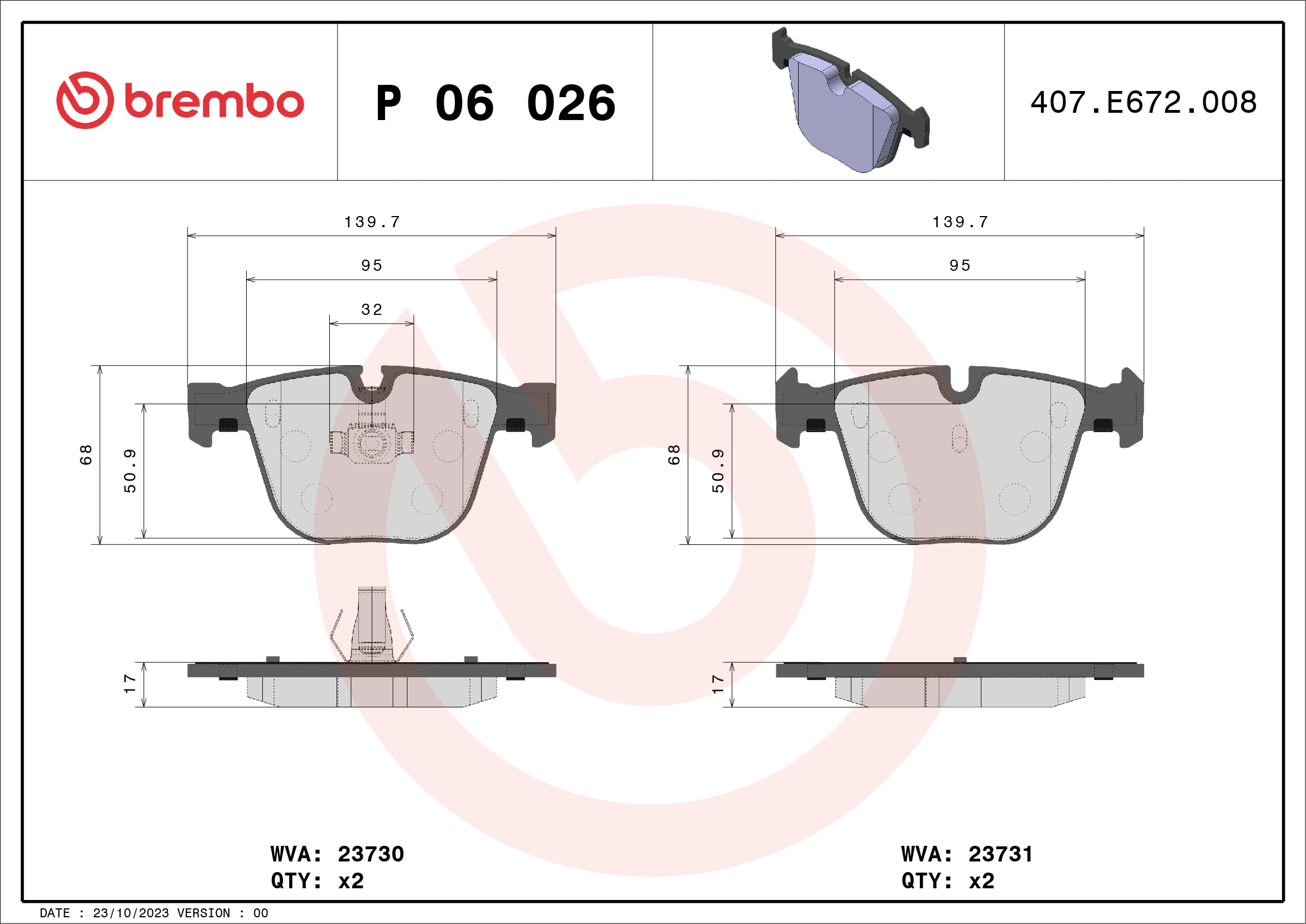P06026 Brembo