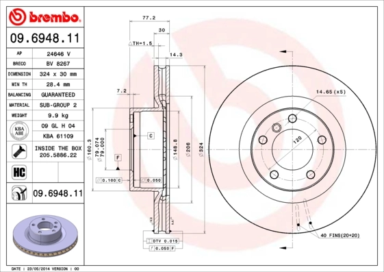09694811 Brembo