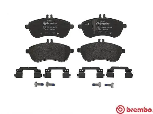 P50067 Brembo Pastillas delanteras