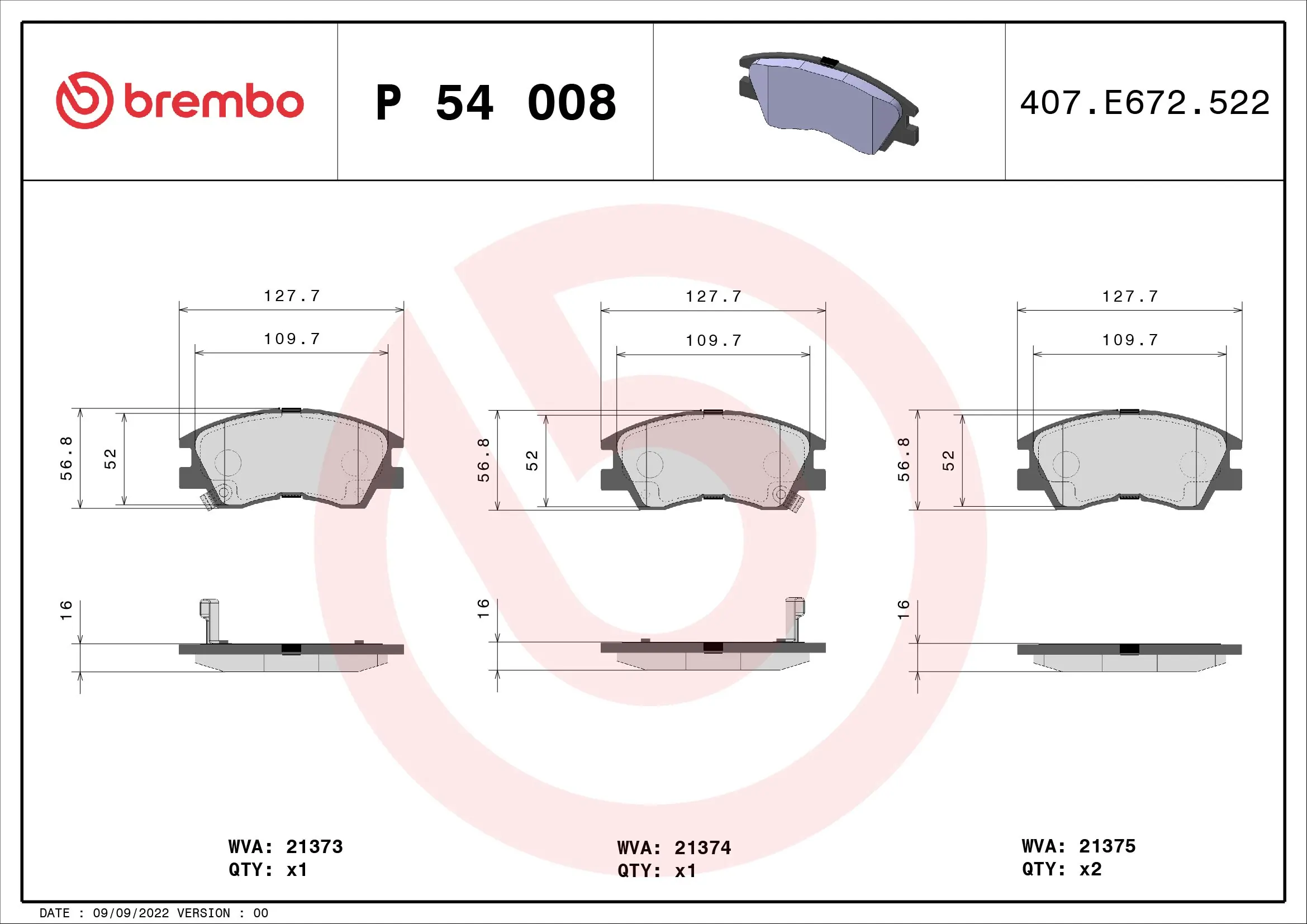 P54008 Brembo