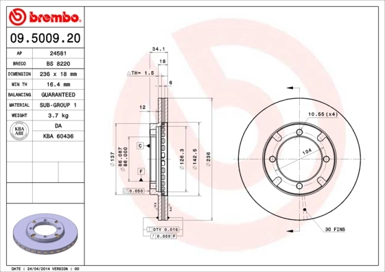 09500920 Brembo