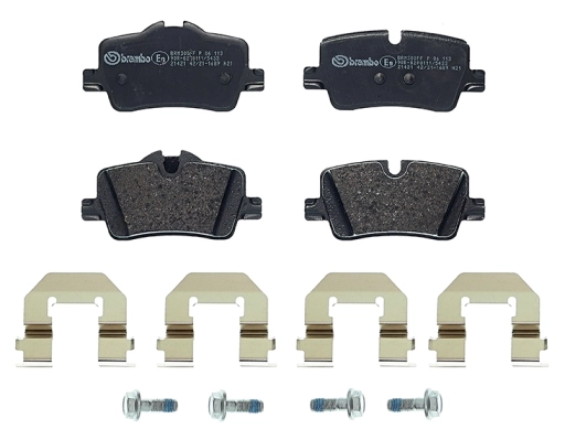 P06113 Brembo Pastillas freno traseras