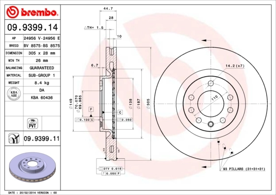 09939914 Brembo