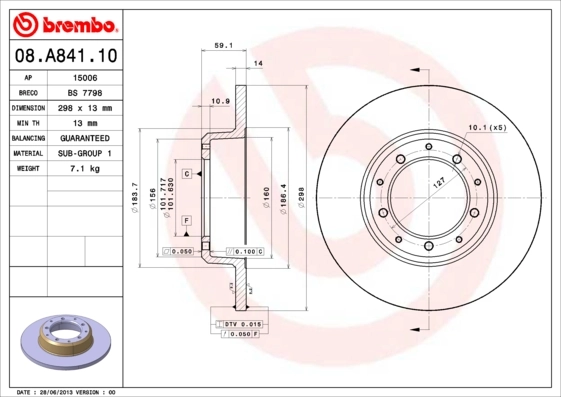 08A84110 Brembo