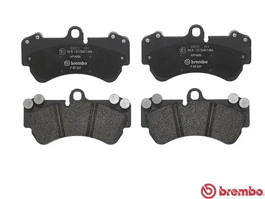 P85069 Brembo Pastillas delanteras
