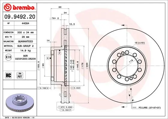 09949220 Brembo