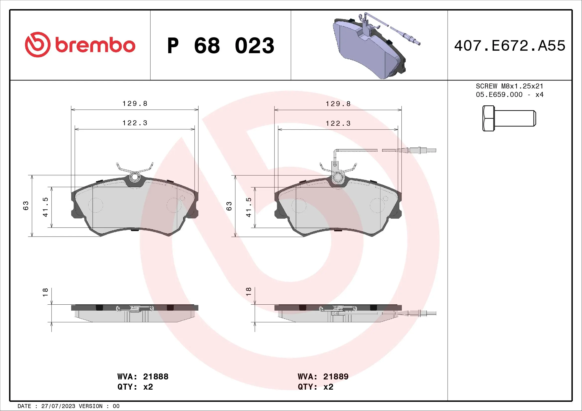 P68023 Brembo