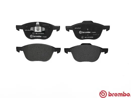 P24061 Brembo Pastillas delanteras