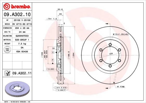 09A30210 Brembo