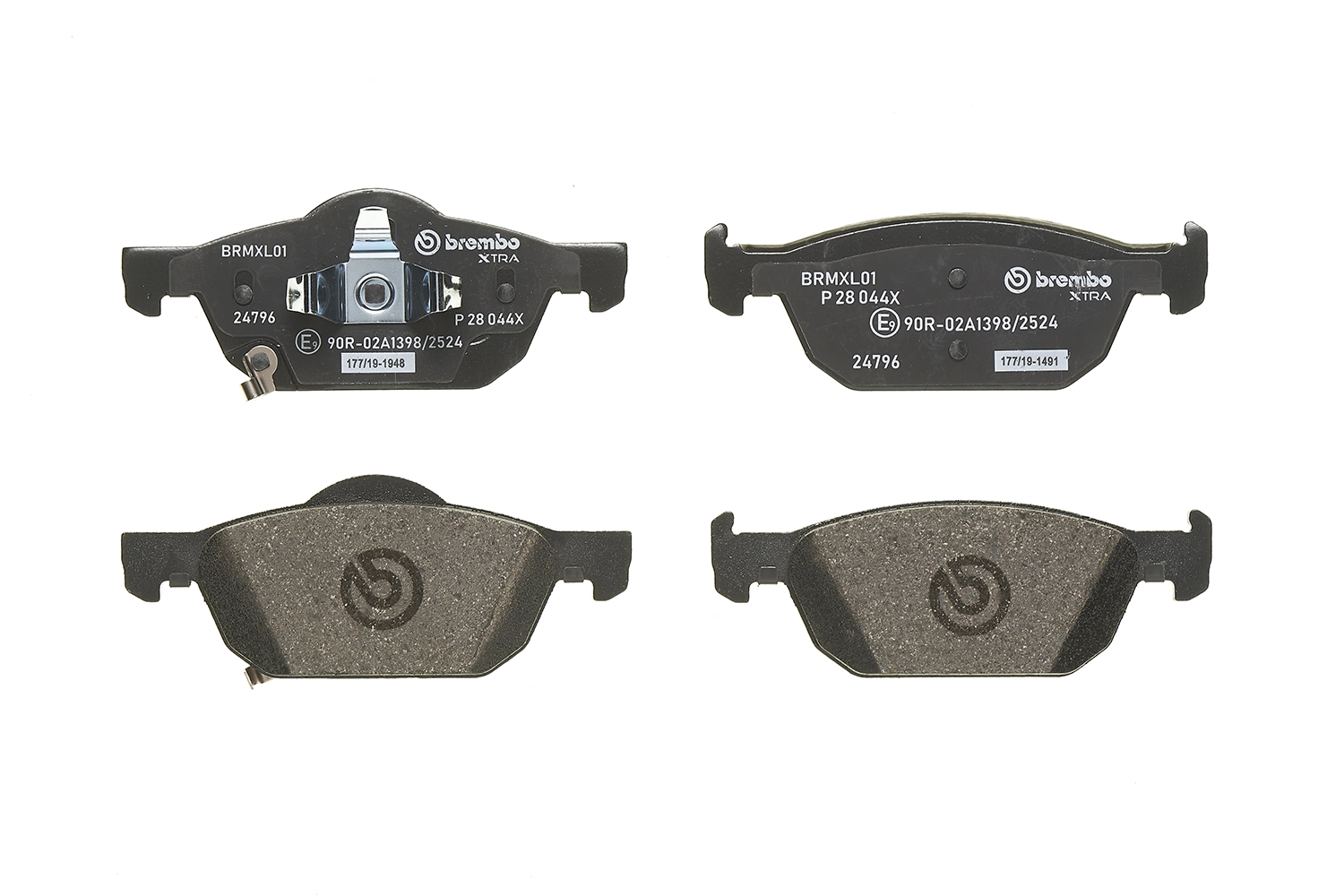 P28044X Brembo Pastillas delanteras