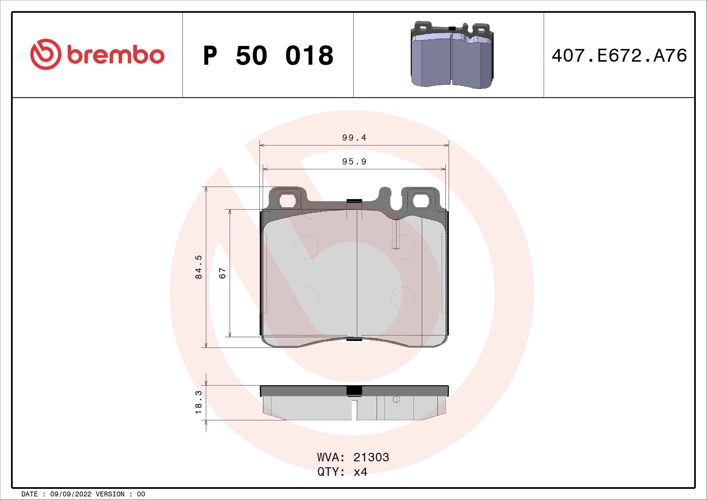 P50018 Brembo