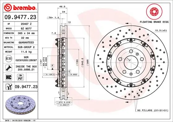 09947723 Brembo