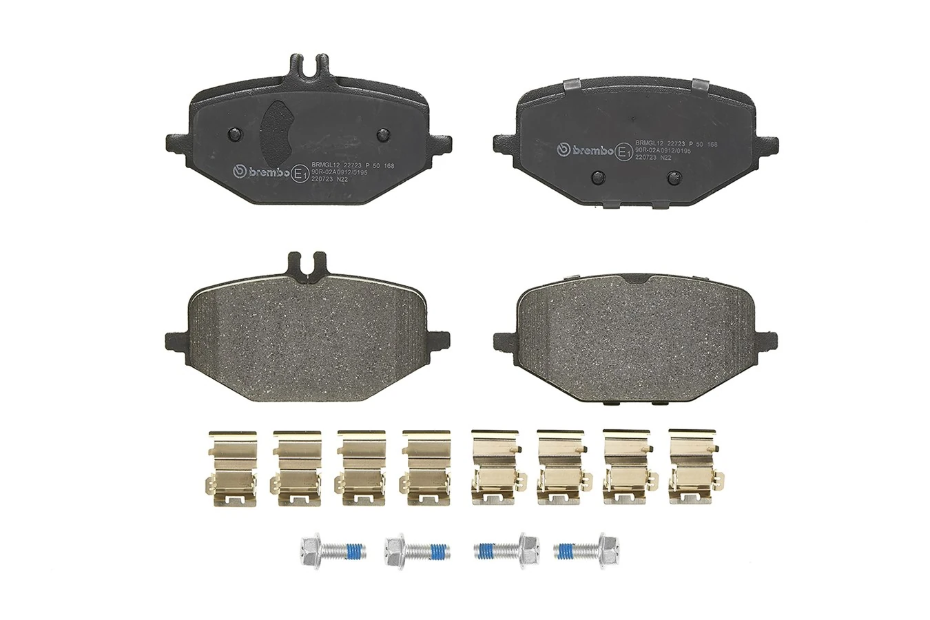 P50168 Brembo Pastillas freno traseras