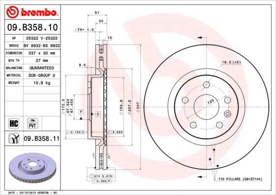 09B35810 Brembo
