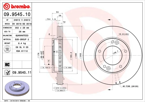 09954510 Brembo