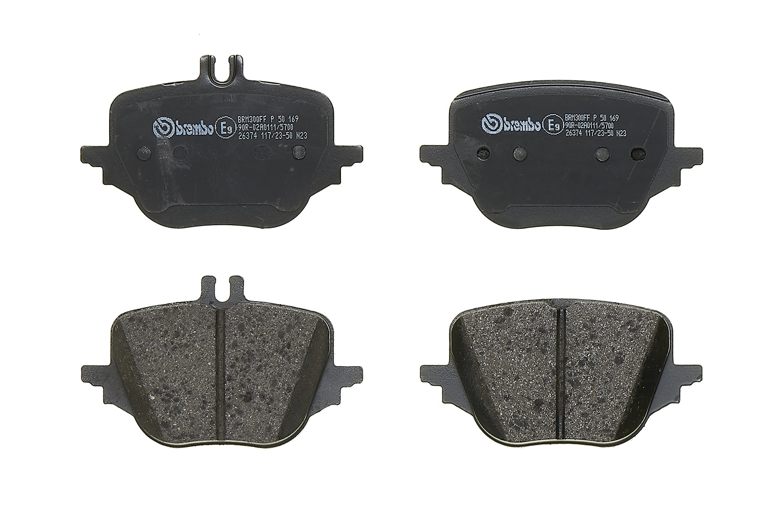 P50169 Brembo Pastillas freno traseras