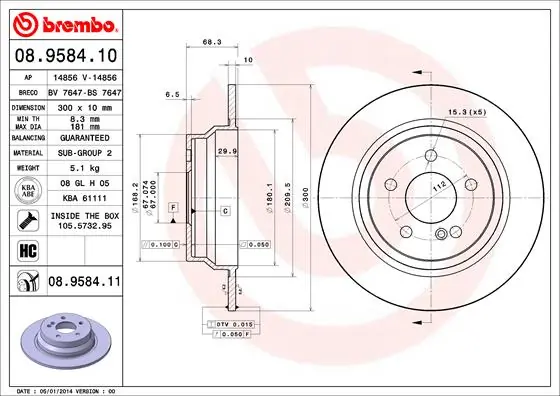 08958410 Brembo
