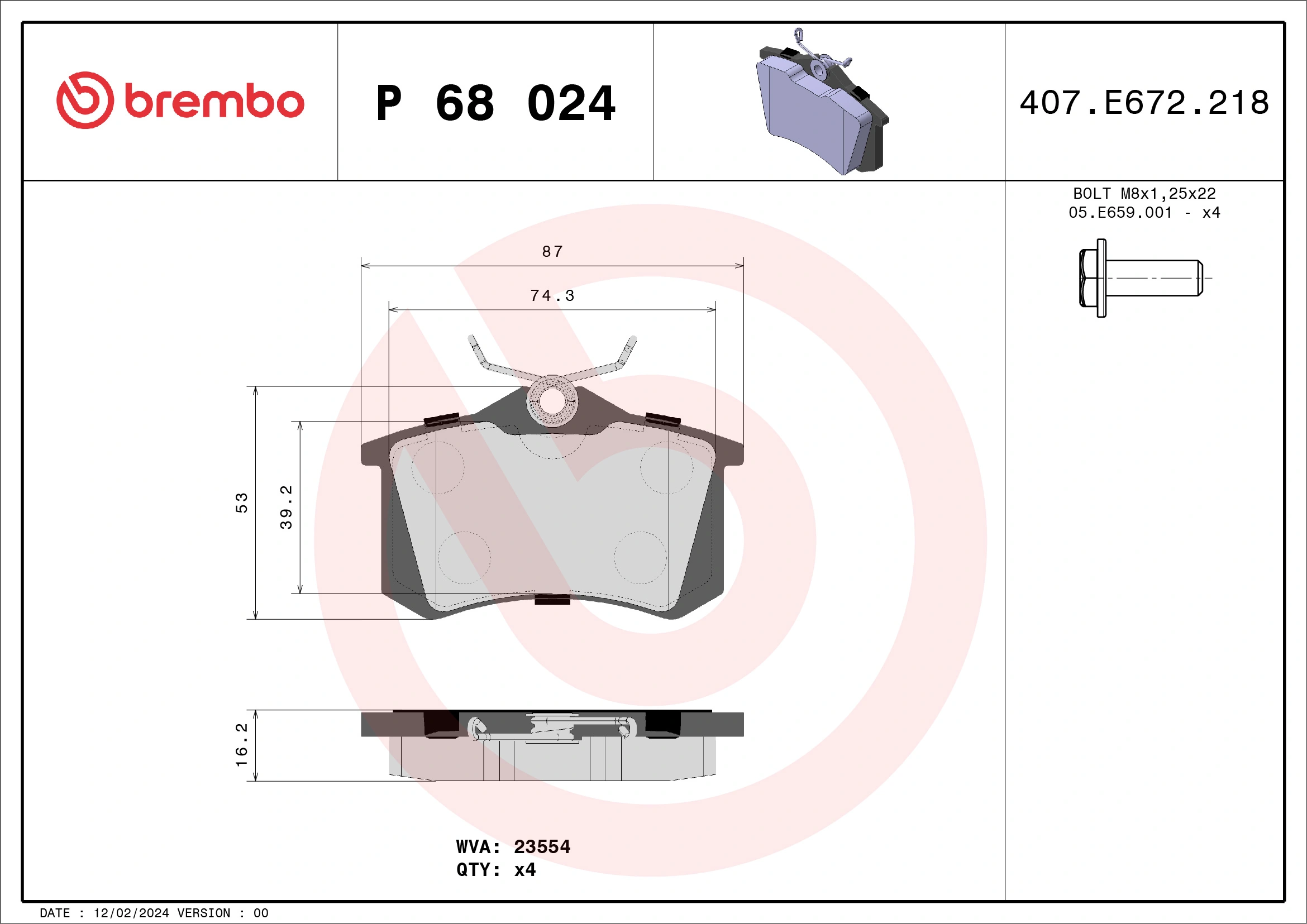 P68024 Brembo
