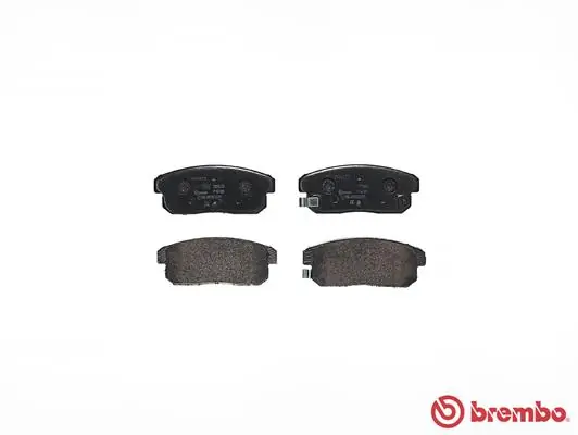 P10005 Brembo Pastillas freno traseras