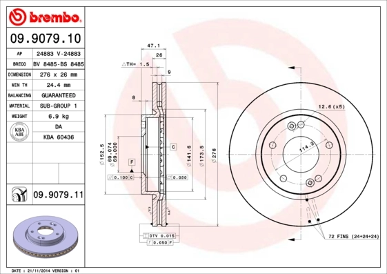 09907911 Brembo
