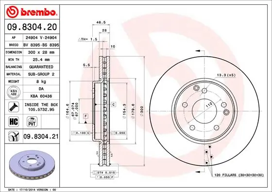 09830420 Brembo