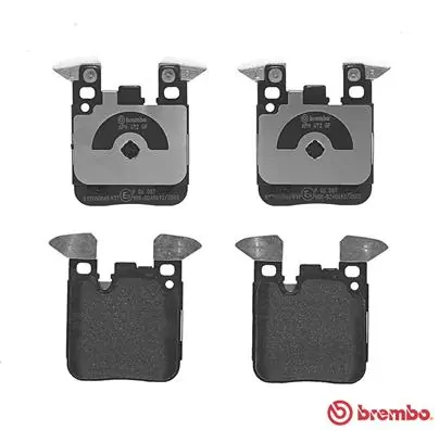 P06087 Brembo Pastillas freno traseras