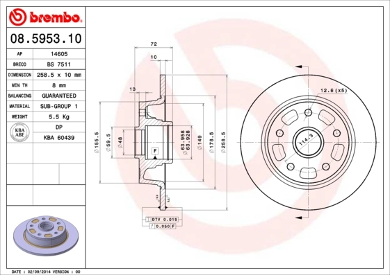 08595310 Brembo