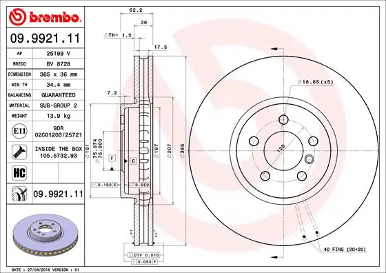 09992111 Brembo