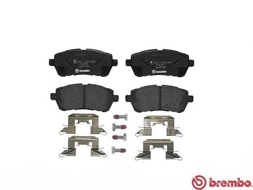 P24072 Brembo Pastillas delanteras