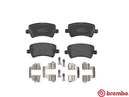 P24078 Brembo Pastillas freno traseras