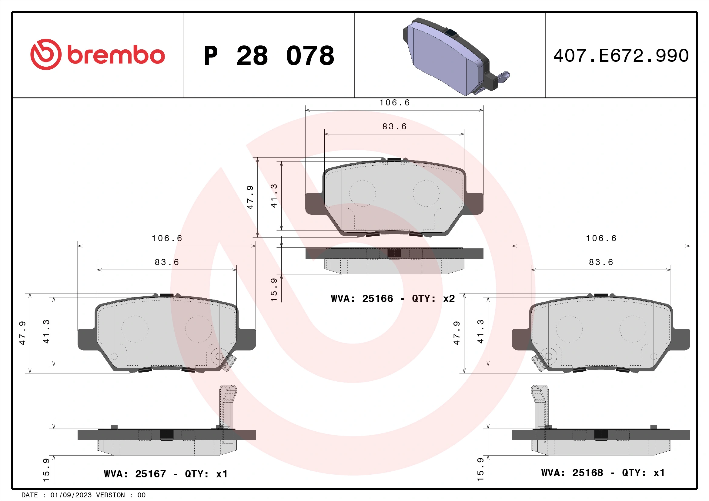 P28078 Brembo