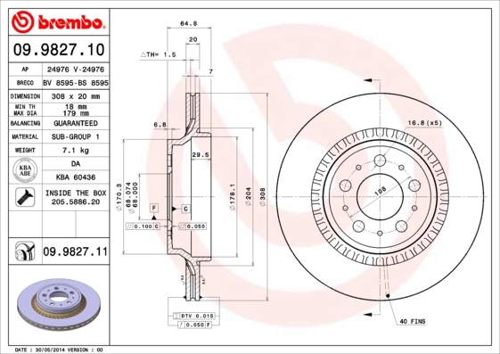 09982710 Brembo