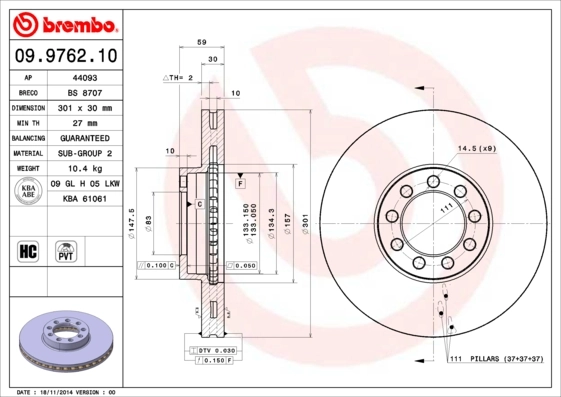 09976210 Brembo