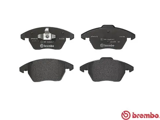 P61076 Brembo Pastillas delanteras