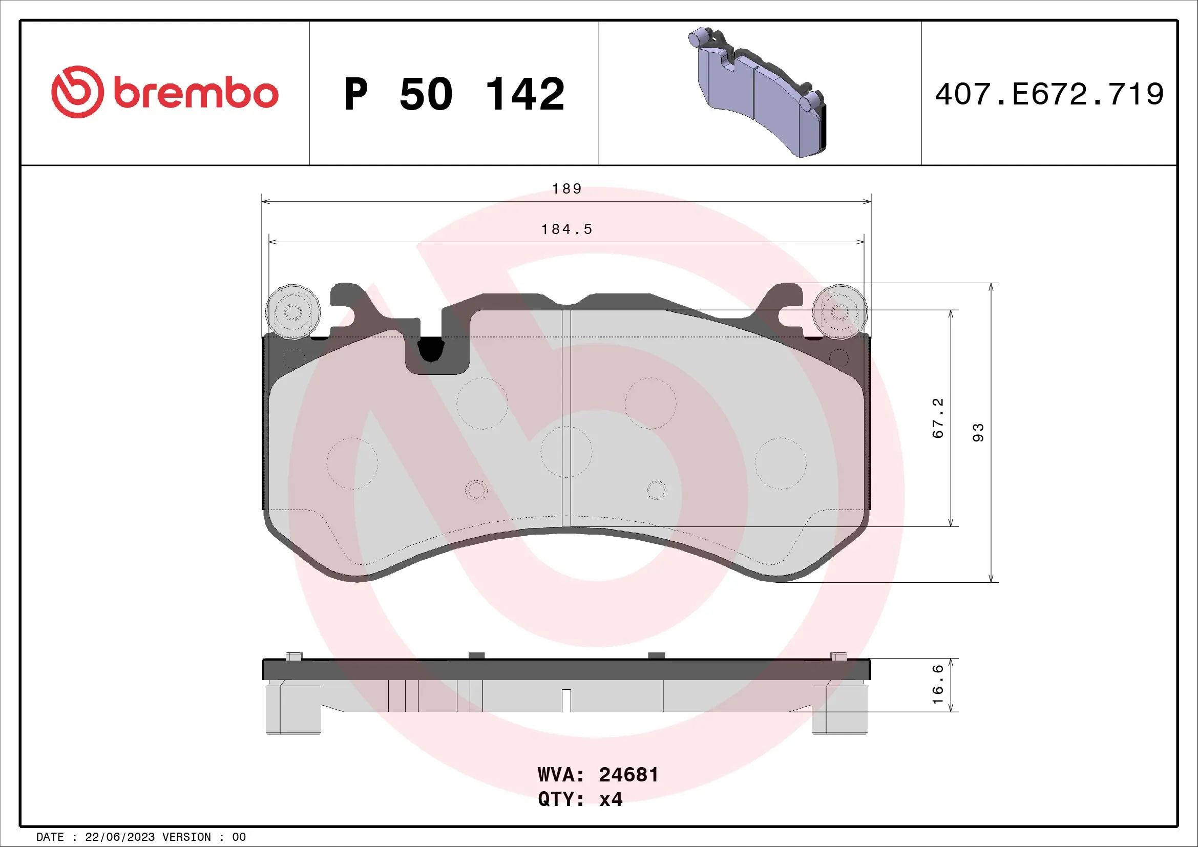 P50142 Brembo