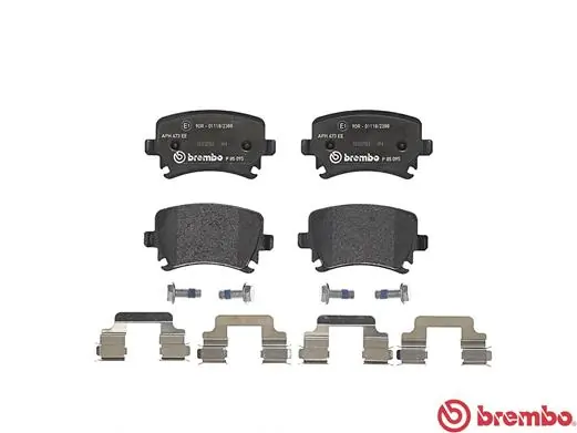 P85095 Brembo Pastillas freno traseras
