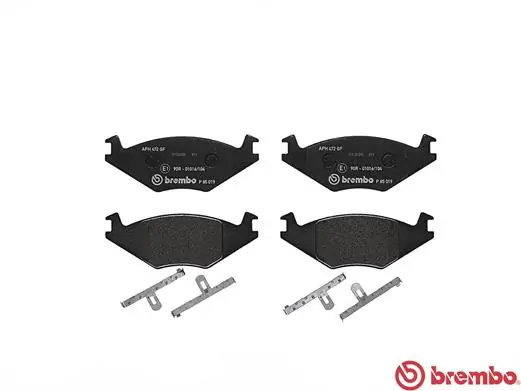 P85019 Brembo Pastillas delanteras