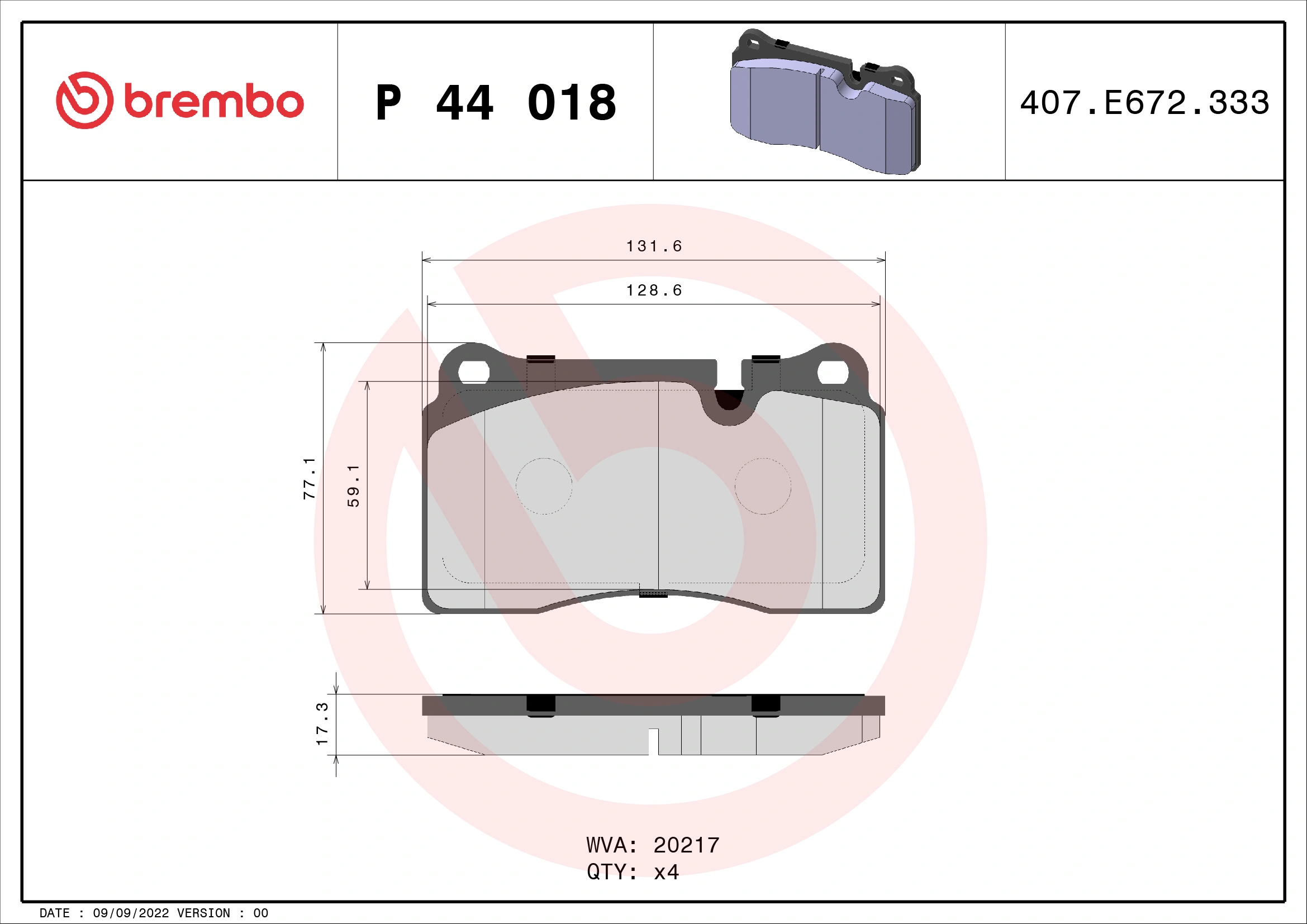 P44018 Brembo