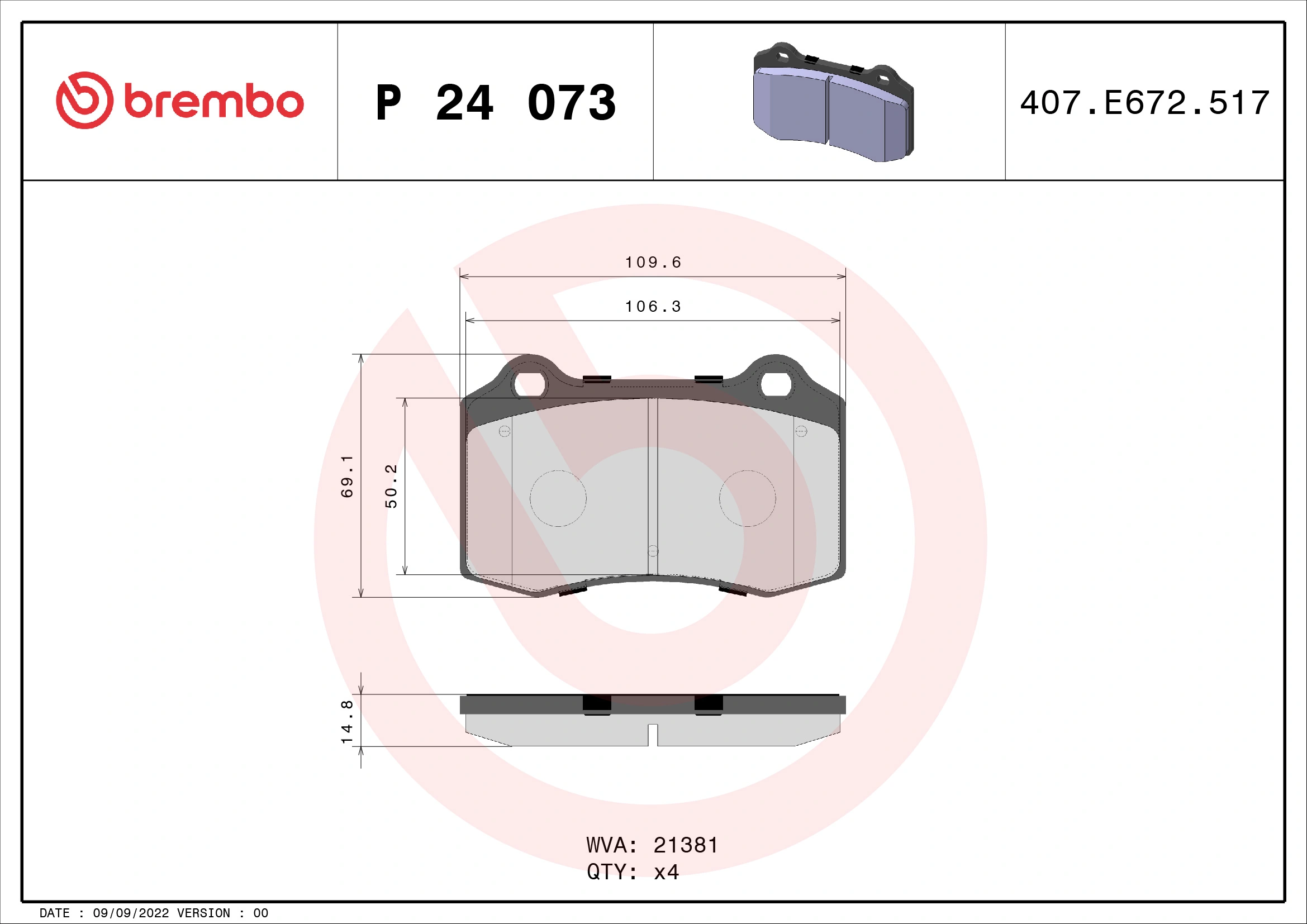 P24073 Brembo