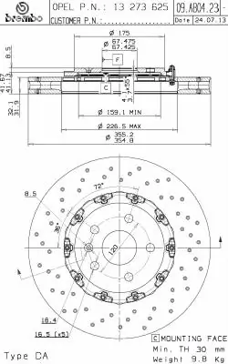 09A80423 Brembo