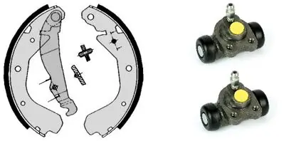 Zapatas de freno de tambor traseras BREMBO H59020